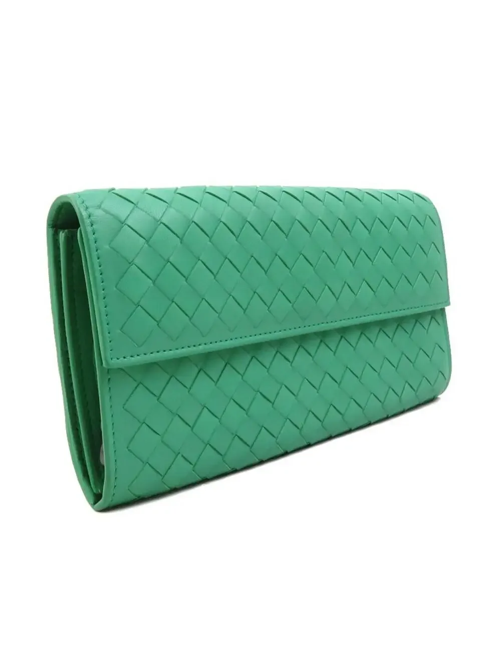 Auth Bottegaveneta Intrecciato Long #280392B30B